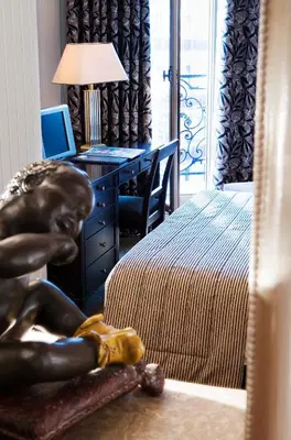 Coin salon dans l'établissement Hôtel Vaneau Saint Germain