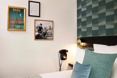 Un ou plusieurs lits dans un hébergement de l'établissement Maison 46