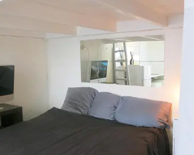 Télévision ou salle de divertissement dans l'établissement Mini Loft Del Sarte CityCosy
