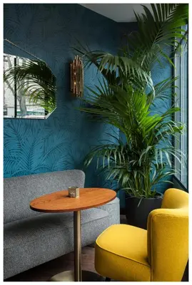 Coin salon dans l'établissement Hotel André Latin