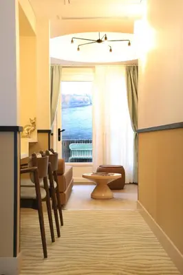 Coin salon dans l'établissement Five Boutique Hotel Paris Quartier Latin