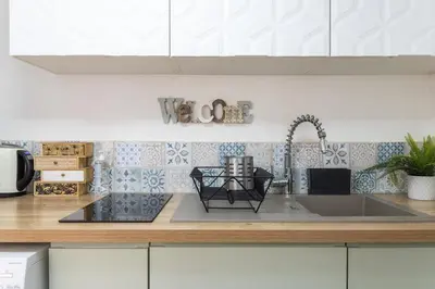 Cuisine ou kitchenette dans l'établissement Duplex Atypique Paris 13 Station F Bercy