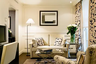 Coin salon dans l'établissement Hôtel Keppler