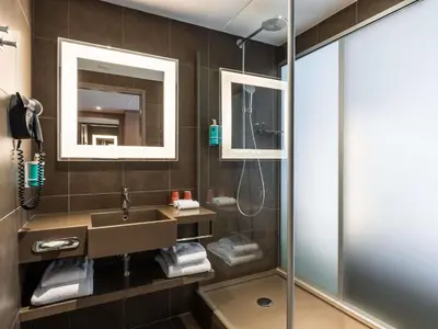 Salle de bains dans l'établissement Novotel Paris Gare De Lyon