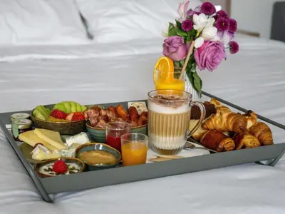 Nourriture dans l'hôtel ou à proximité