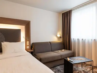 Un ou plusieurs lits dans un hébergement de l'établissement Novotel Paris Gare De Lyon