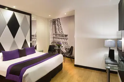 Un ou plusieurs lits dans un hébergement de l'établissement L'Empire Paris - Louvre