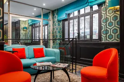 Coin salon dans l'établissement Monceau Elysées