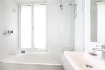 Salle de bains dans l'établissement Hotel Du Cadran