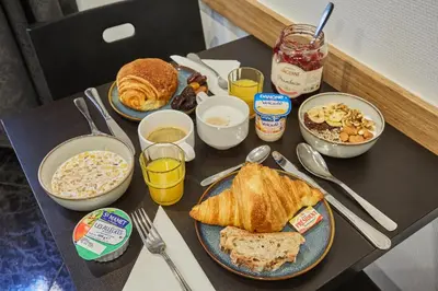 Nourriture dans l'hôtel ou à proximité