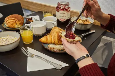 Nourriture dans l'hôtel ou à proximité