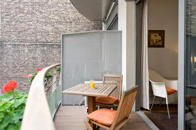 Balcon ou terrasse dans l'établissement Residhotel Imperial Rennequin