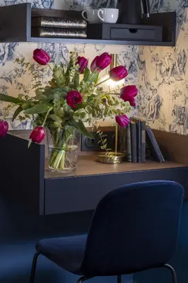 Coin salon dans l'établissement Hotel Louis II
