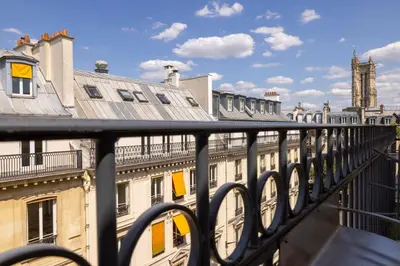 Balcon ou terrasse dans l'établissement Hôtel Elixir