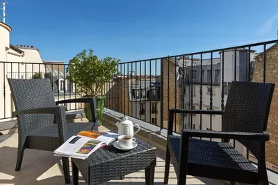 Balcon ou terrasse dans l'établissement Régence Etoile