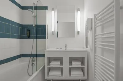 Salle de bains dans l'établissement Citadines Bastille Gare de Lyon Paris