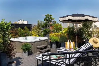 Jardin de l'établissement Hôtel Félicien & Spa