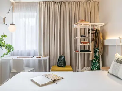 Un ou plusieurs lits dans un hébergement de l'établissement ibis Maine Montparnasse