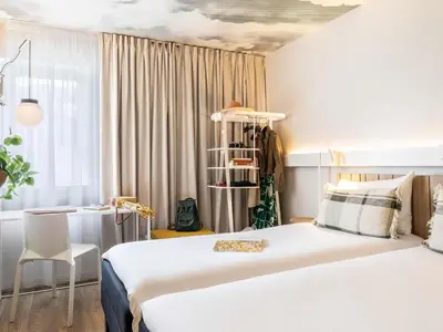 Un ou plusieurs lits dans un hébergement de l'établissement ibis Maine Montparnasse