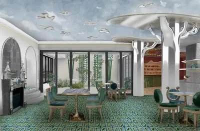 Restaurant ou autre lieu de restauration dans l'établissement Hôtel Le Magnifique Ex Hôtel Le M