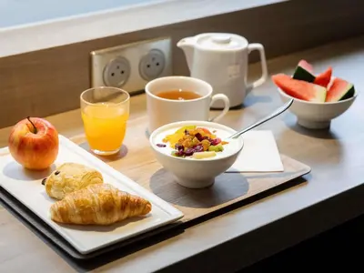 Nourriture dans l'hôtel ou à proximité
