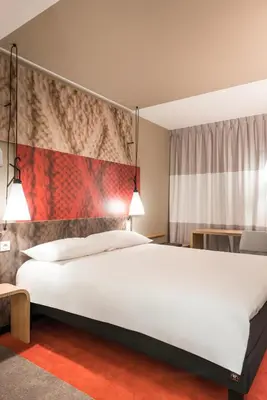 Un ou plusieurs lits dans un hébergement de l'établissement ibis Paris Gare du Nord La Fayette