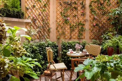 Jardin de l'établissement Hotel Maison FL