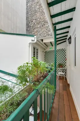 Balcon ou terrasse dans l'établissement Louisa Hotel Paris