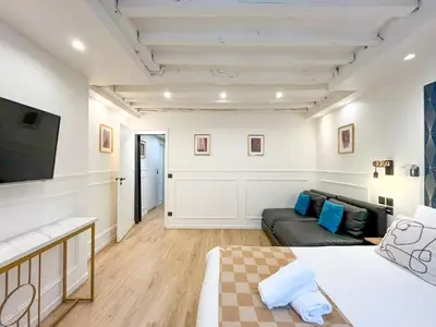 Télévision ou salle de divertissement dans l'établissement 93 - Luxury Flat in Le Marais