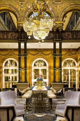 Coin salon dans l'établissement Hilton Paris Opera