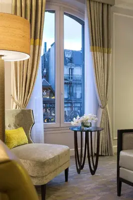 Coin salon dans l'établissement Hilton Paris Opera