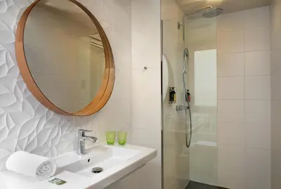 Salle de bains dans l'établissement Chouette Hotel