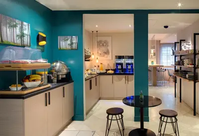 Cuisine ou kitchenette dans l'établissement Chouette Hotel