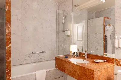 Salle de bains dans l'établissement Hotel De Seine