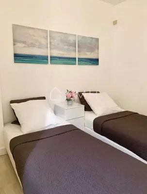 Un ou plusieurs lits dans un hébergement de l'établissement Cozy Malakoff Studio - Near Paris