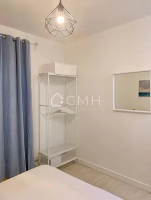 Un ou plusieurs lits dans un hébergement de l'établissement Cozy Malakoff Studio - Near Paris
