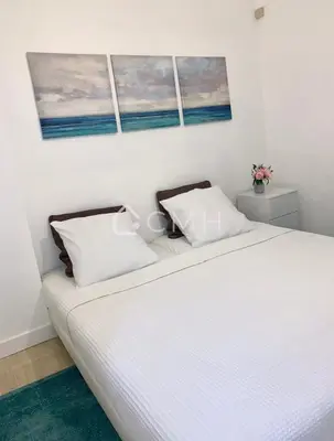 Un ou plusieurs lits dans un hébergement de l'établissement Cozy Malakoff Studio - Near Paris
