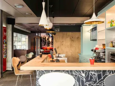 Cuisine ou kitchenette dans l'établissement ibis Paris Place d’Italie 13ème