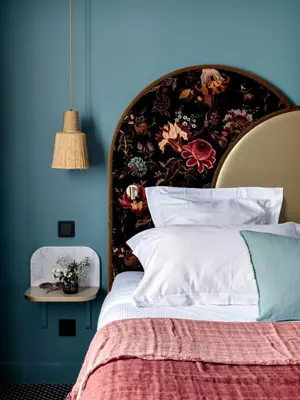 Un ou plusieurs lits dans un hébergement de l'établissement Hôtel Léopold - Orso Hotels