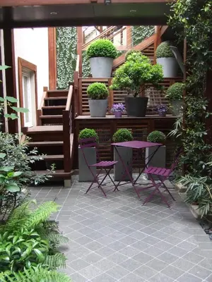 Jardin de l'établissement Hôtel Elysées Flaubert