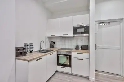 Cuisine ou kitchenette dans l'établissement 35 - Urban Montmartre