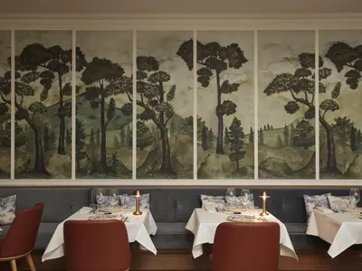Restaurant ou autre lieu de restauration dans l'établissement Maison Delano Paris