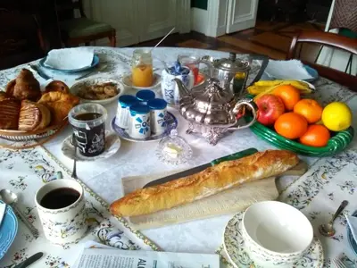 Nourriture dans le B&B/chambre d'hôtes ou à proximité