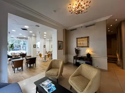 Coin salon dans l'établissement Hotel Viator - Gare de Lyon