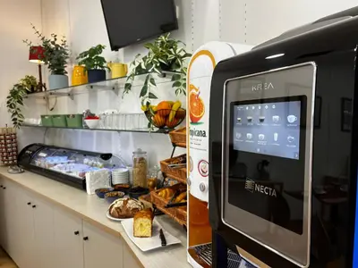 Cuisine ou kitchenette dans l'établissement Hotel Viator - Gare de Lyon