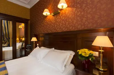 Un ou plusieurs lits dans un hébergement de l'établissement Hotel Viator - Gare de Lyon