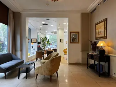 Coin salon dans l'établissement Hotel Viator - Gare de Lyon
