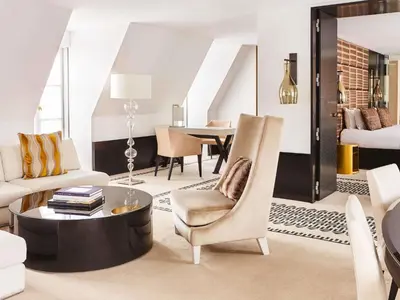 Coin salon dans l'établissement Sofitel Paris Le Faubourg