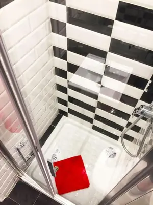 Salle de bains dans l'établissement Le Glam's Hotel