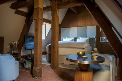 Un ou plusieurs lits dans un hébergement de l'établissement Cour des Vosges - Evok Collection